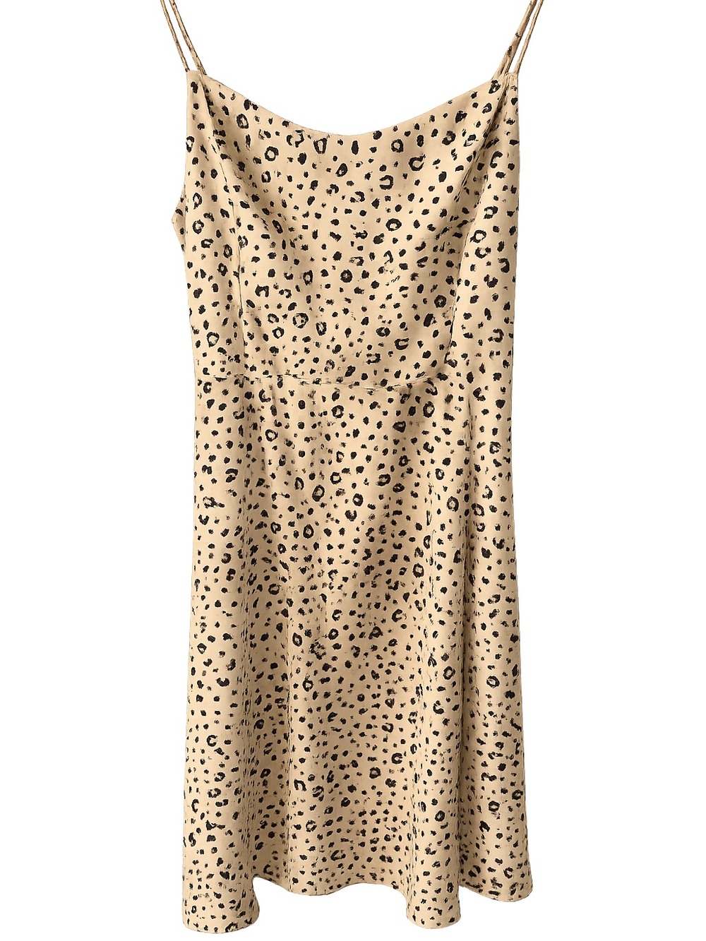 Sunday Best Leopard Print Smocked Back Cami Dress Size 8 nwot